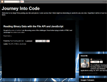 Tablet Screenshot of journeyintocode.com